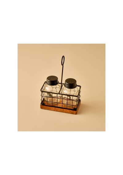 Bella Maison Spark Tuzluk Biberlik Seti Siyah 12x6,5x20,5 Cm Siyah