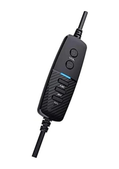 Ayrex Gamebooster H05 Zen Rainbow Led 7.1 Titreşimli Siyah Oyuncu Kulaklığı, 260gr