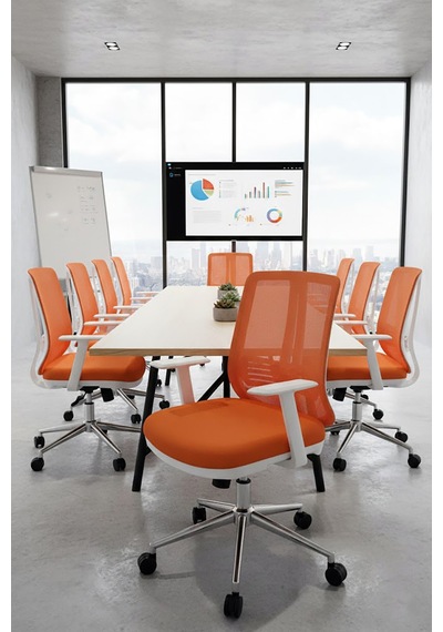 Ofisbazaar Up Beyaz Fileli Çalışma Koltuğu Ergonomik Şef Ve Toplantı Koltuğu Turuncu Turuncu Ofisbazaar Up Beyaz Fileli Çalışma Koltuğu Ergonomik Şef Ve Toplantı Koltuğu Turuncu Turuncu