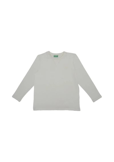 United Colors Of Benetton Bnt-b21643 Erkek Çocuk Uzun Kollu Tshirt Ekru