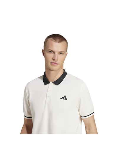 Adidas Herıtage Polo Erkek Polo Yaka Tişört Jc6746 Jc6746 Bey Beyaz