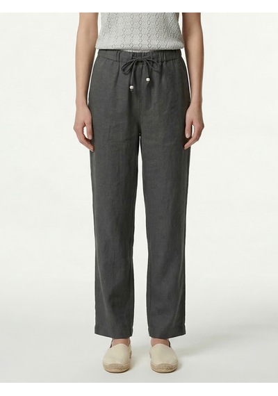 Xint Haki %100 Keten Oversize Pantolon 201317
