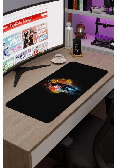 Shoto Todoroki Anime V5 - 70x30 Xl Gaming Kauçuk Kaymaz Taban Mouse Pad Fare Altlığı
