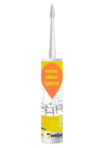 Weber Silikon Optima 280 Gr Şeffaf