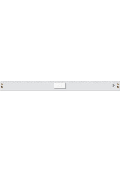 Hatas 01250 Ekonomik Mika Paralel Cetvel 85 CM Şeffaf