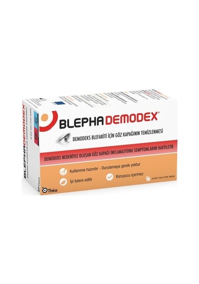 Blephademodex Wipes Göz Çevresi Temizleme Mendili 30lu