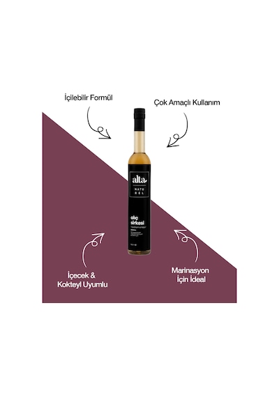 Alta Naturel Doğal Fermente Alıç Sirkesi 500 ML