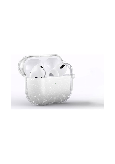 Thegencoo Air-pods 3. Nesil Allstar Airbag 32 Parlayan Simli Saydam Renkli Kılıf-şeffa Şeffaf