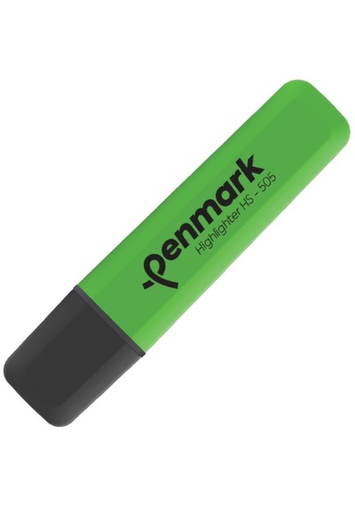 Penmark Neon Fosforlu İşaretleme Kalemi Yeşil Fosforlu Kalem 10 Lu Paket Çok Renkli