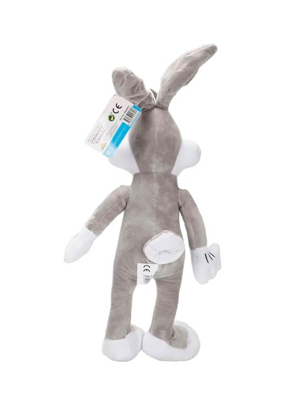 Sunman Looney Tunes Bugs Bunny Peluş Oyuncak, 40 Cm, Çok Renkli, Unisex 001 - Beyaz