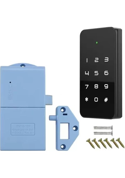 Pm-26728 Rfıd Tuş Panelli Dijital Elektronik Kapı Dolap Kilidi 2'li Paket