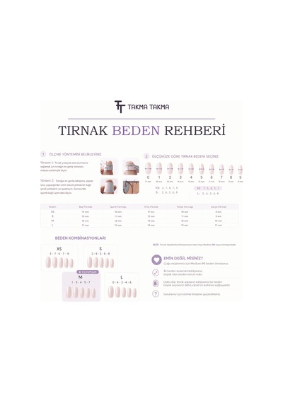 Renkli Nail Art Kısa Kare El Yapımı Jel Takma Tırnak Kkkr-3513 M