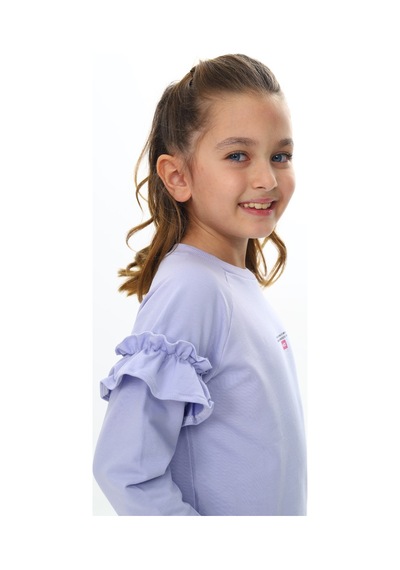 Toontoy Kids Toontoy Kız Çocuk 2'li Takım Baskılı Bisiklet Yaka Reglan Kol Fırfırlı Sweatshirt & Beli Paçası Lastikli Cepli Jogger Eşofman Altı - 2 İplik Açık Lila Toontoy Kids Toontoy Kız Çocuk 2'li Takım Baskılı Bisiklet Yaka Reglan Kol Fırfırlı Sweatshirt & Beli Paçası Lastikli Cepli Jogger Eşofman Altı - 2 İplik Açık Lila