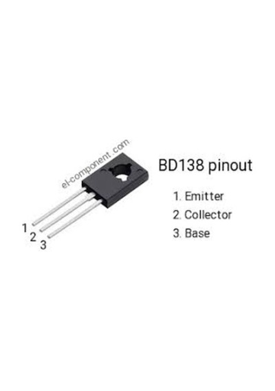 Bd 138 Transistör 5 Adet