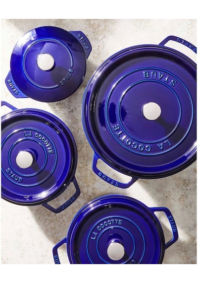 Staub 405102850 Döküm Tencere 28 Cm Koyu Mavi Mavi