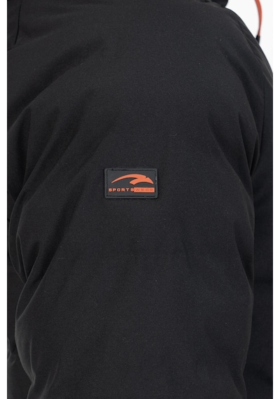 Maraton Sportswear Regular Erkek Kapşonlu Uzun Kol Basic Siyah Mont 21501-siyah Siyah