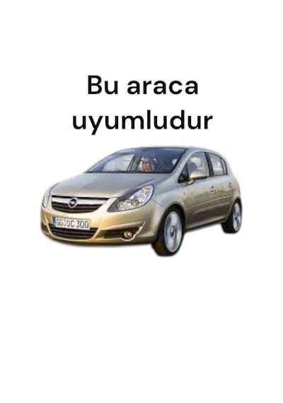 Opel Corsa D 2007-2013 Pandizot Bagaj Rafı
