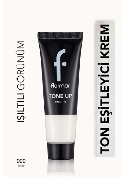 Flormar Işıltı Veren Ton Eşitleyici Krem - Tone Up Cream - 000 White - 8682536043786