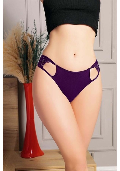 Sbl Closet Lacivert Bel Kısmı Dantelli Külot Lacivert