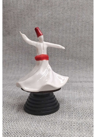 Dönen Seramik Dekoratif Semazen Biblo 5 Cm