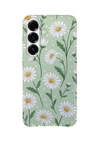 Samsung Galaxy A17 Uyumlu Baskılı Şeffaf Telefon Kılıfı Koleksiyon: Pastel Flowers 3