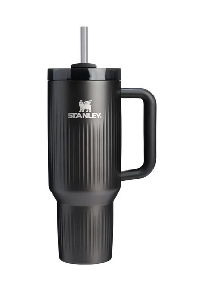 Stanley Quencher H2.0 Fluted Tumbler Pipetli Termos Bardak 1.18l-10-13002-0132 Siyah