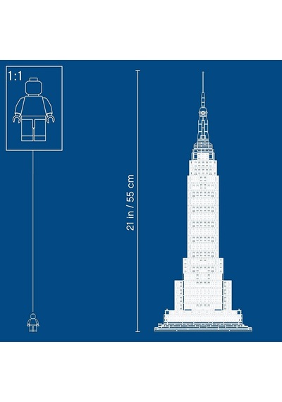 LEGO® Architecture 21046 Empire State Binası 1767 Parça