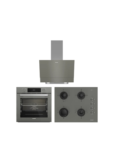 Arçelik AFC 341 G - ADE 605 G1 - OCD T 651 EG Inox Çizgi Ankastre Set