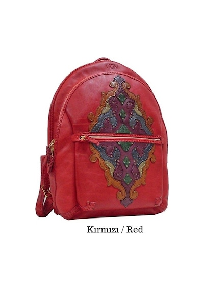 Gön Handmade Deri Sırt Çantası ( Lav )