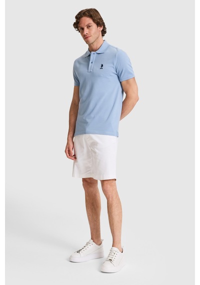 U.s. Polo Assn. Erkek Mavi Tişört Basic 50324998-vr036