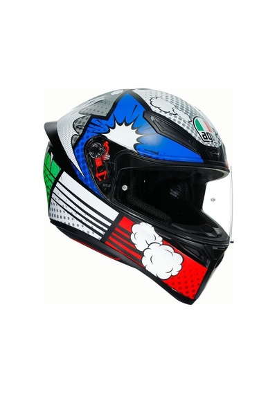 Agv K1 Multi Bang Matt Italy Kask Mavi