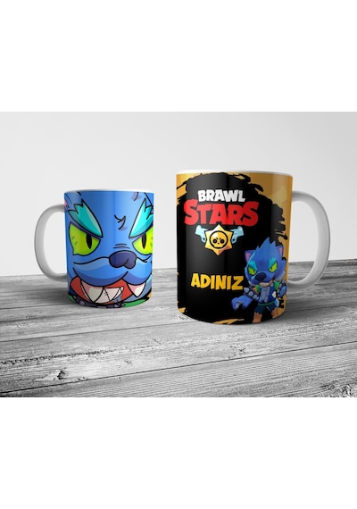Brawl Stars Kurt Adam Leon Kişiye Özel İsimli Kupa Bardak