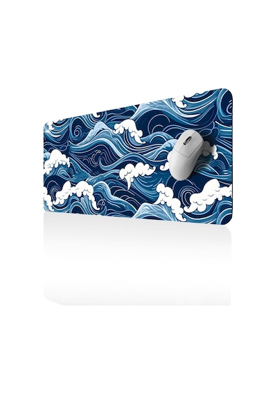 Classic - Gaming Oyuncu Gamer Mouse Pad, Kaymaz Taban Büyük Boy Large Ofis Tipi Mouse Ped, Fare Altlığı, Düz Masa Koruyucu Klavye Altı Mousepad Sku: Zeusb0gh7tw325