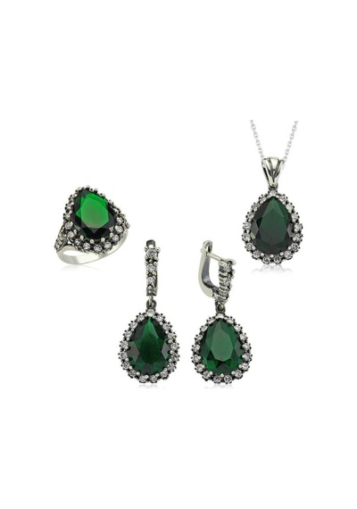 Casera's Gümüş Hürrem Sultan Kadın Set Csr2182008 Gümüş
