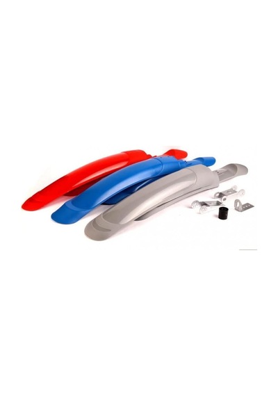 Mtb Bisiklet Plastik Sport Çamurluk Takımı Kırmızı