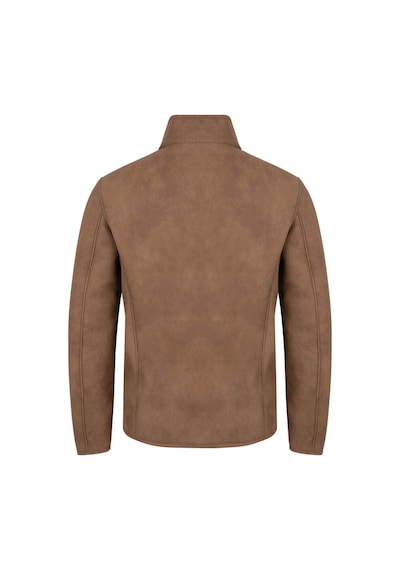 Hatemoğlu Kahverengi Slim Fit Bebe Yaka Mont