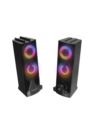 Md-s102 2.0 3wx2ch Rgb Ledli Siyah Usb Soundbar Hoparlör