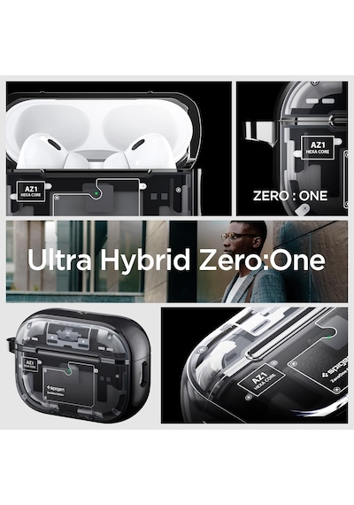 Airpods Pro 2/1 İle Uyumlu Magsafe Kılıf Ultra Hybrid Mag Fit Zero One - Acs05593