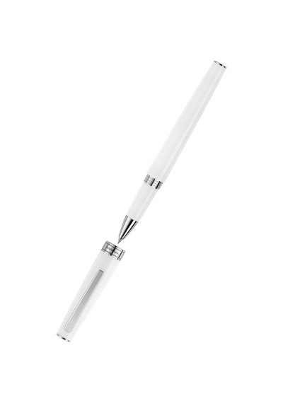 Montegrappa Armonia Greatness Starts Small Frost Roller Kalem Isa Beyaz