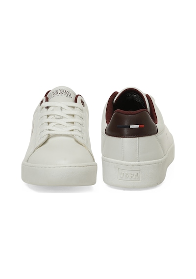 U.S. Polo Assn. U.s. Polo Assn. Palpı 5pr Beyaz Erkek Sneaker 000000000102032103 Beyaz-bordo