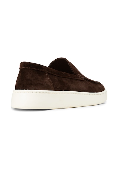 Deery Hakiki Süet Kahverengi Erkek Loafer Ayakkabı - 04405mkhve01