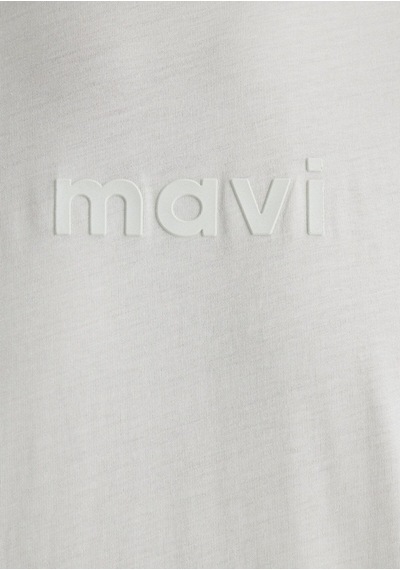 Mavi Erkek Mavi Baskılı Tişört Sisli Gri 0612732-70142 Gri