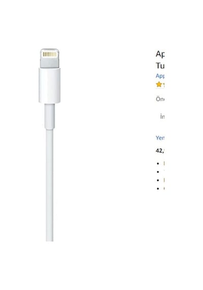 Kulaklık Dönüştürücü Lightning 3.5Mm Jack Aux