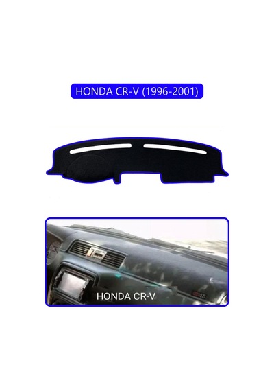 Honda Cr-v 1996-2001torpido Koruma Halısı Mavi Kenar