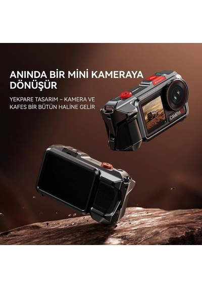 Djı Osmo Action 3/4/5 Pro İle Uyumlu Quick Release Cage Dj5