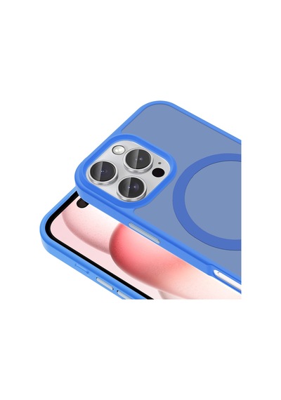 Apple iPhone Uyumlu 16 Pro Max Kılıf Magsafe Destekli Kamera Yükseltili Silikon Mat Parmak İzi Tutmayan Pazarplus Rose Brown