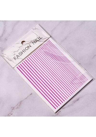Adanil Nail Art Kendinden Yapışkanlı Şerit Sticker Gülpembe