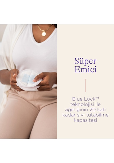Lansinoh Blue Lock Göğüs Pedi 100'lü