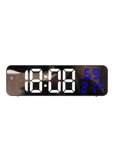 Valkyrie Nem Ölçer Dereceli Led Duvar Ve Masa Alarm Saati Lacivert Genel