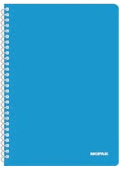 Mopak Neon Serisi Spiralli Defter Pp Kapak 96 Yaprak Kareli